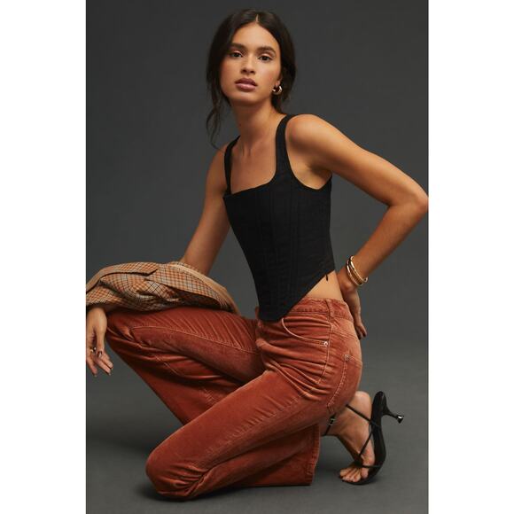 Anthropologie The Icon Flare Corduroy Jeans - Women's 32 Waist - Picture 3 of 7